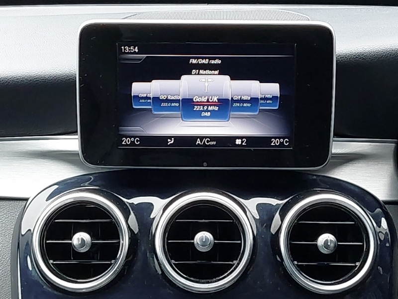 Mercedes-Benz C Class C 200 Amg Line Premium White #11