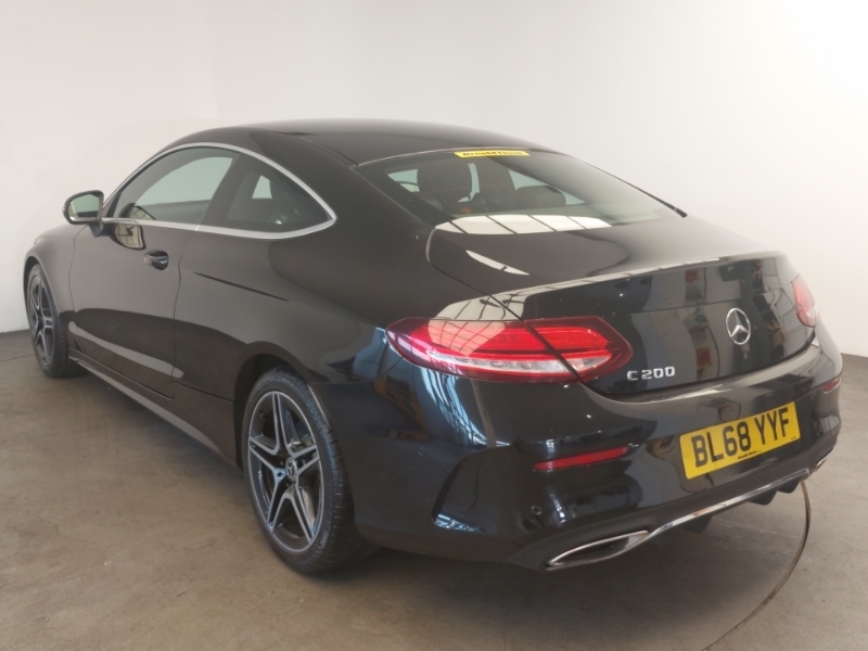 Mercedes-Benz C Class C200 Amg Line 9G-tronic Black #2