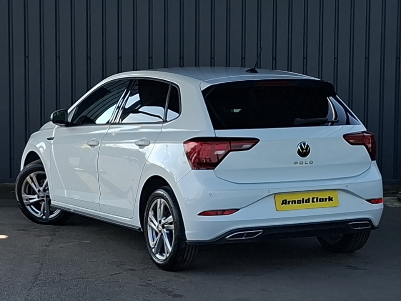 Volkswagen Polo 1.0 Tsi R-line Dsg White #2