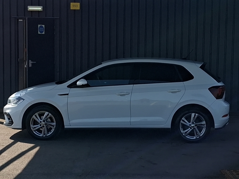 Volkswagen Polo 1.0 Tsi R-line Dsg White #4