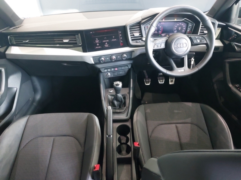 Audi A1 30 Tfsi S Line LF69AEN Black #3