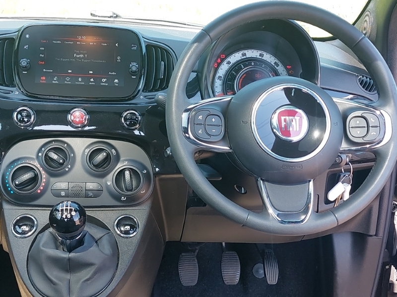 Fiat 500 Lounge Mhev White #8