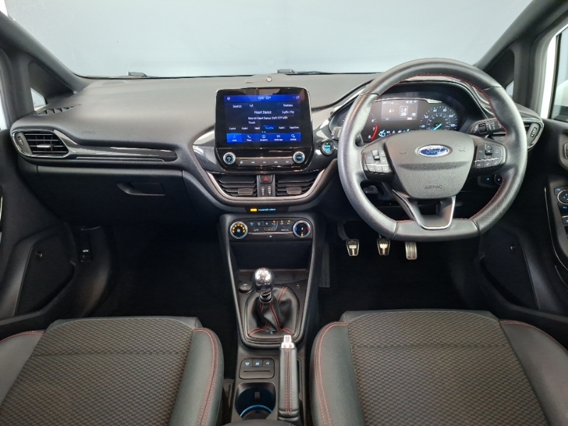 Ford Fiesta 1.0 Ecoboost Hybrid Mhev 125 St-line X Edition SC21NXJ White #3