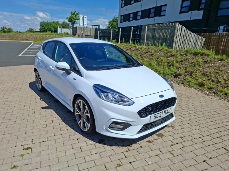 Ford Fiesta 1.0 Ecoboost Hybrid Mhev 125 St-line X Edition White