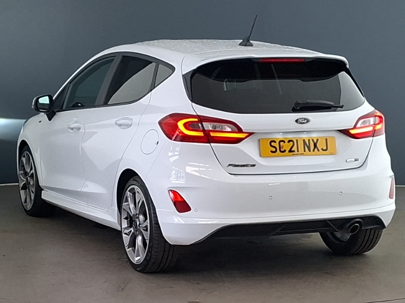 Ford Fiesta 1.0 Ecoboost Hybrid Mhev 125 St-line X Edition SC21NXJ White #2