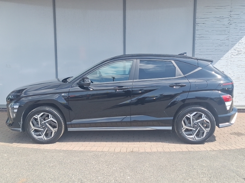 Hyundai Kona 1.6 Hybrid 129 N Line Dct LG25MYR Black #4