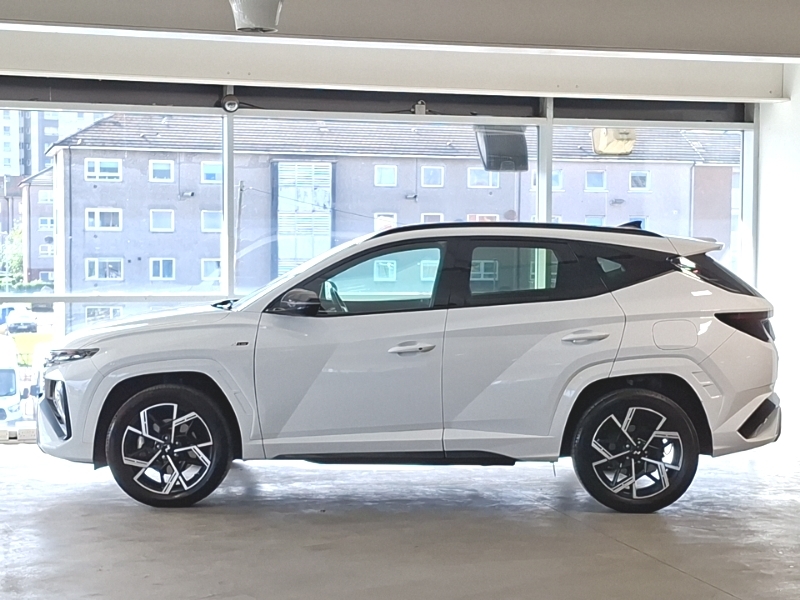 Hyundai Tucson 1.6T Hybrid N Line White #4