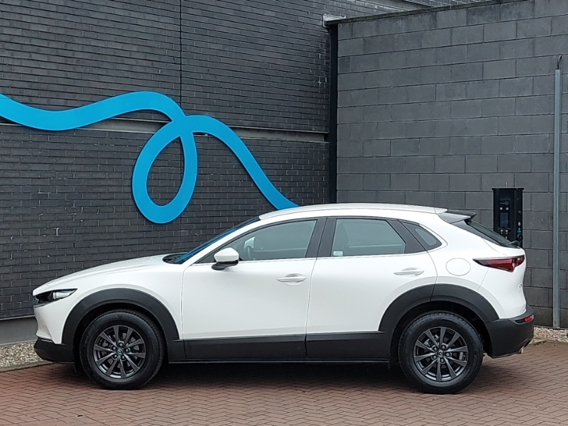 Mazda CX-30 2.0 E-skyactiv X Mhev Se-l Lux White #4