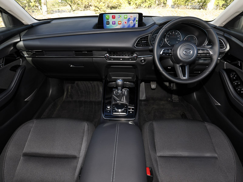 Mazda CX-30 2.5 E-skyactiv G Mhev 140 Exclusive-line White #3