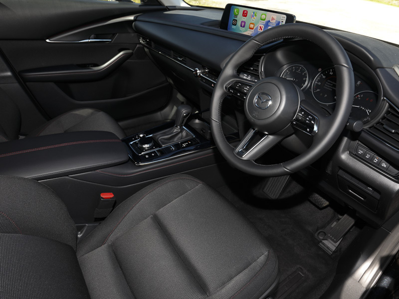 Mazda CX-30 2.5 E-skyactiv G Mhev 140 Exclusive-line Red #13