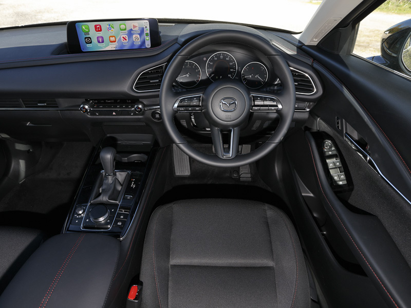 Mazda CX-30 2.5 E-skyactiv G Mhev 140 Exclusive-line Red #8