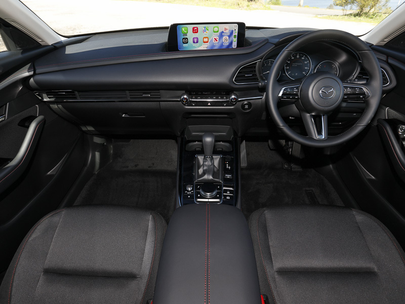 Mazda CX-30 2.5 E-skyactiv G Mhev 140 Exclusive-line Red #3