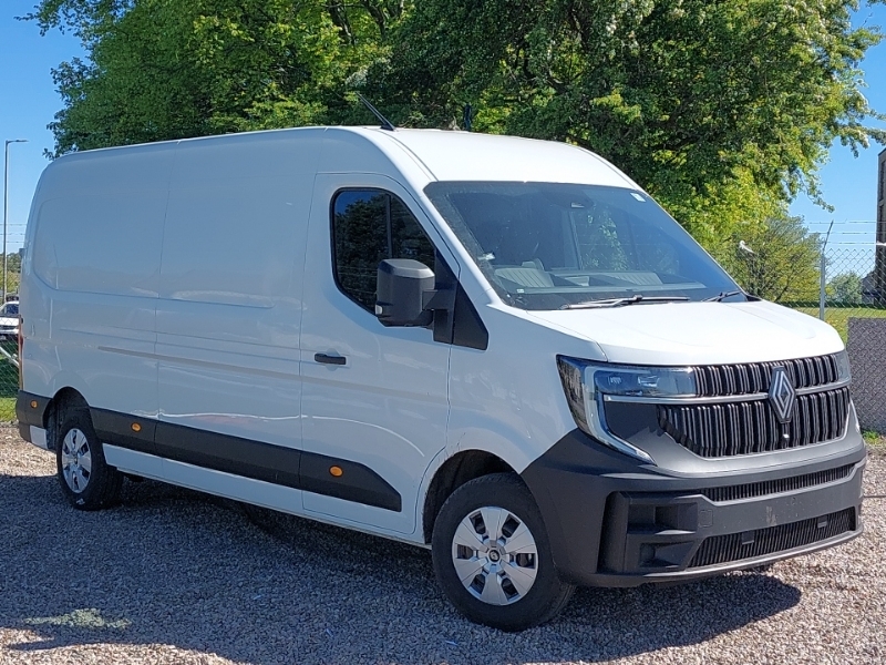 Renault Master Lm35 Blue Dci 150 Advance Medium Roof Van White #6