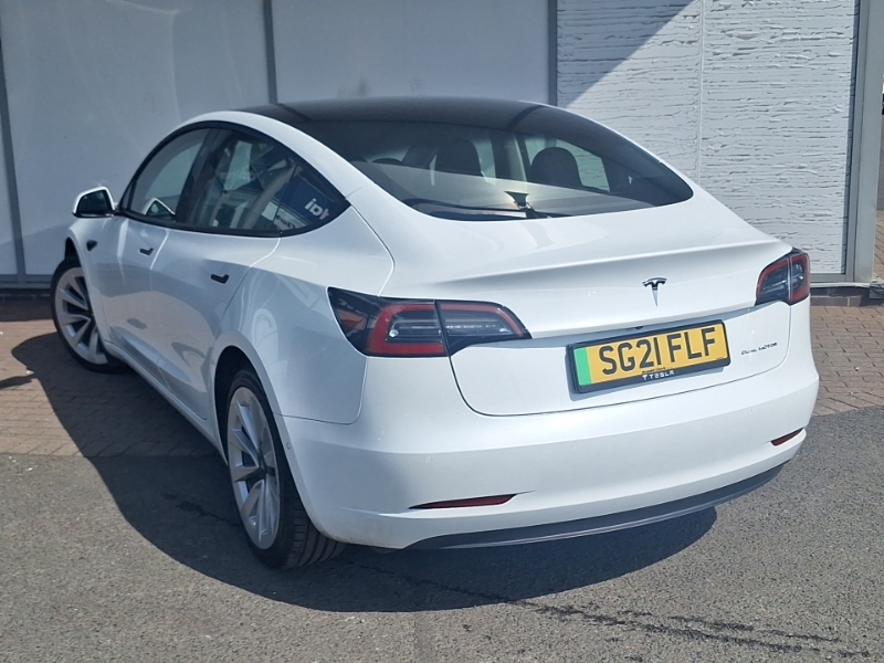 Tesla Model 3 Long Range Awd White #2