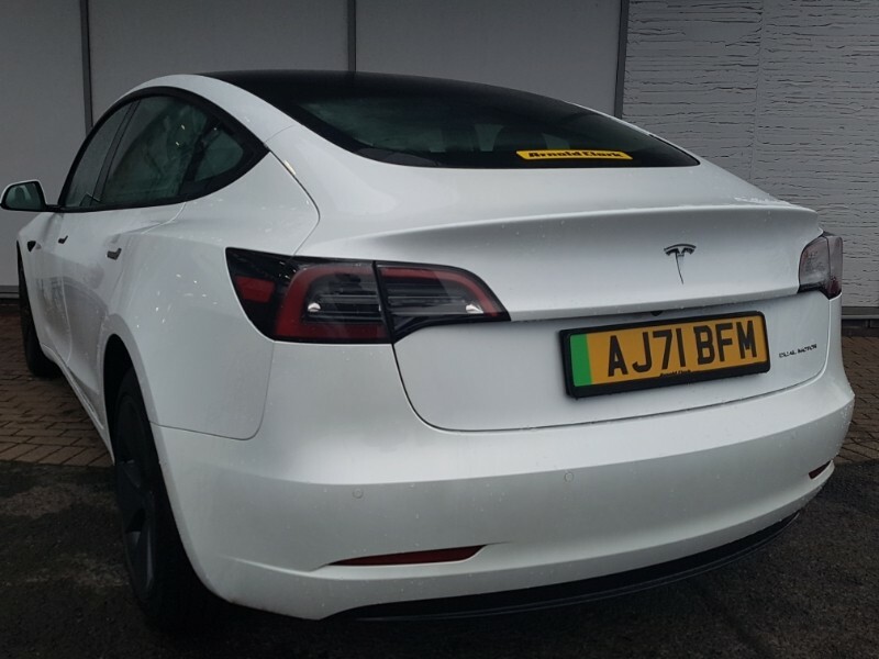 Tesla Model 3 Long Range Awd White #2