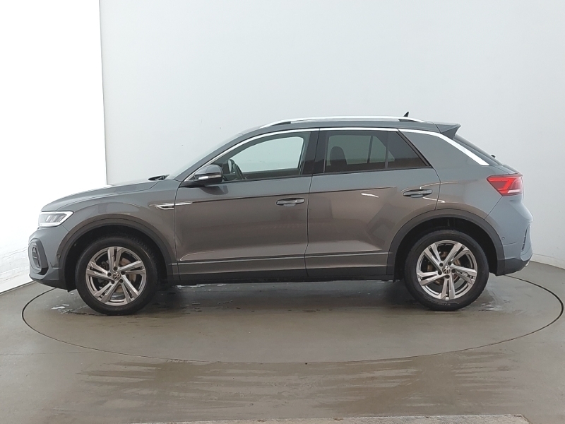 Volkswagen T-Roc 1.5 Tsi R-line Dsg Grey #4