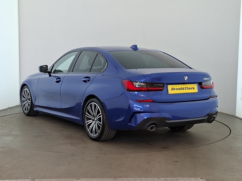 BMW 3 Series 318D M Sport YH20FVL Blue #2