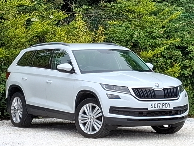 Skoda Kodiaq 2.0 Tdi 190 Se L 4X4 Dsg 7 Seat White