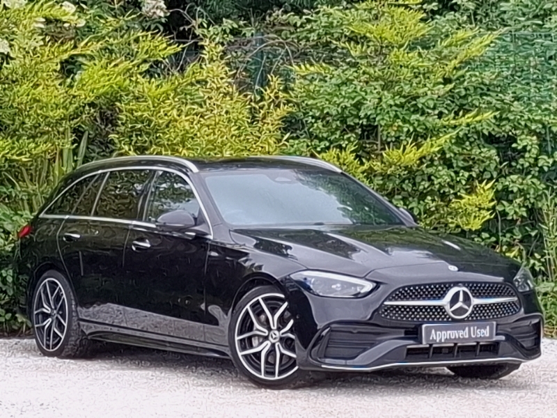 Mercedes-Benz C Class C200 Amg Line Premium 9G-tronic Black