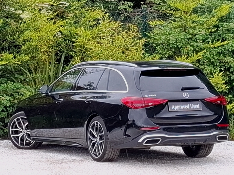 Mercedes-Benz C Class C200 Amg Line Premium 9G-tronic Black #2