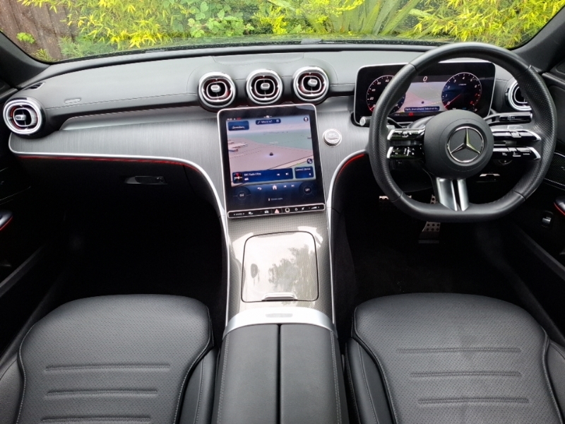 Mercedes-Benz C Class C200 Amg Line Premium 9G-tronic Black #3