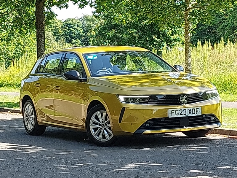 Vauxhall Astra 1.2 Turbo 130 Design Yellow