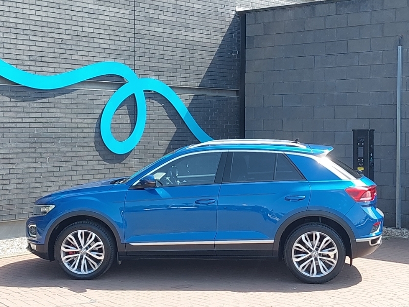 Volkswagen T-Roc 2.0 Tsi 4Motion Sel Dsg Blue #4