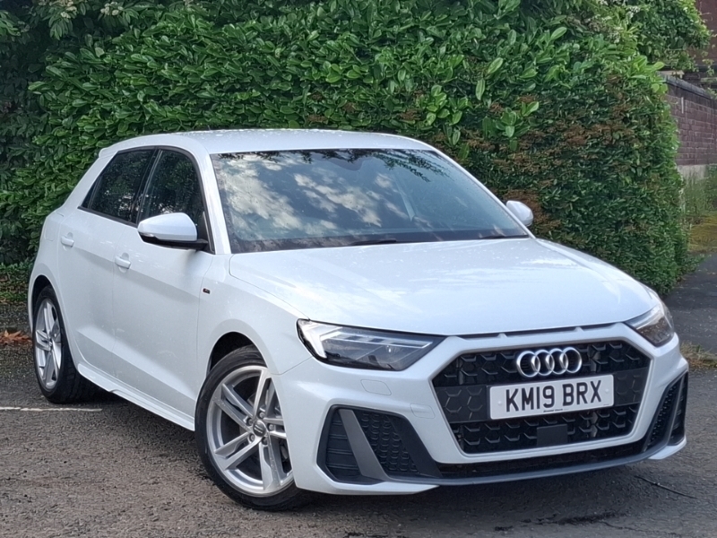 Audi A1 30 Tfsi S Line KM19BRX White