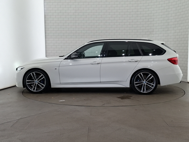 BMW 3 Series 320D M Sport Saloon Blue #4
