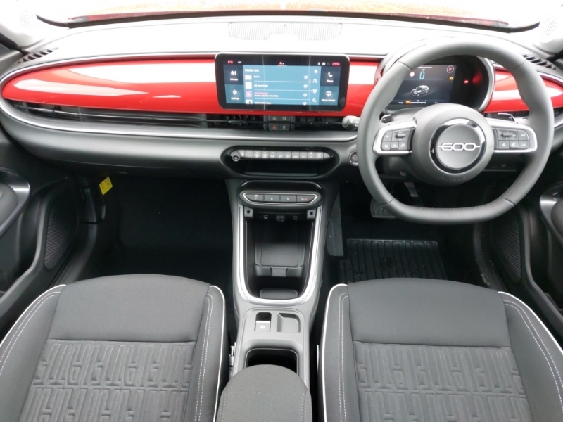 Fiat 600 1.2 Hybrid 48V Edct-6 Red #3