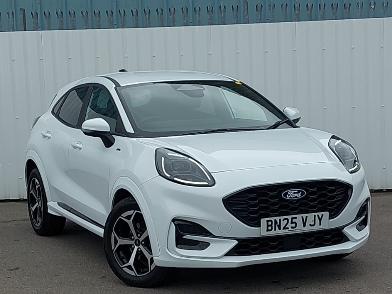 Ford Puma 1.0 Ecoboost Hybrid Mhev St-line Dct White
