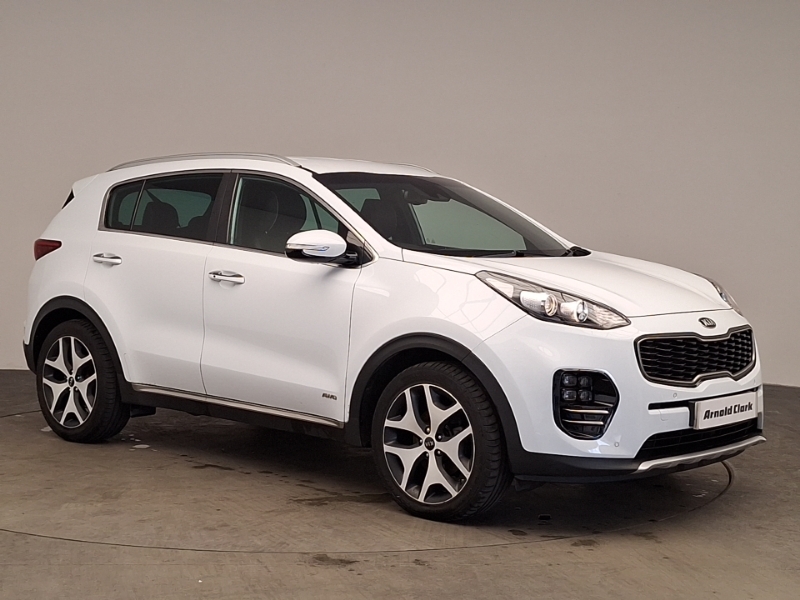 Kia Sportage Estate White #7