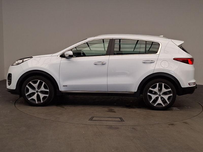 Kia Sportage 2.0 Crdi Gt-line Awd White #4