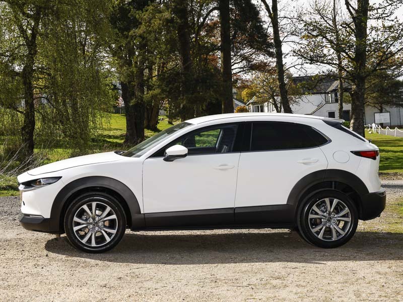Mazda CX-30 2.5 E-skyactiv G Mhev 140 Exclusive-line White #4