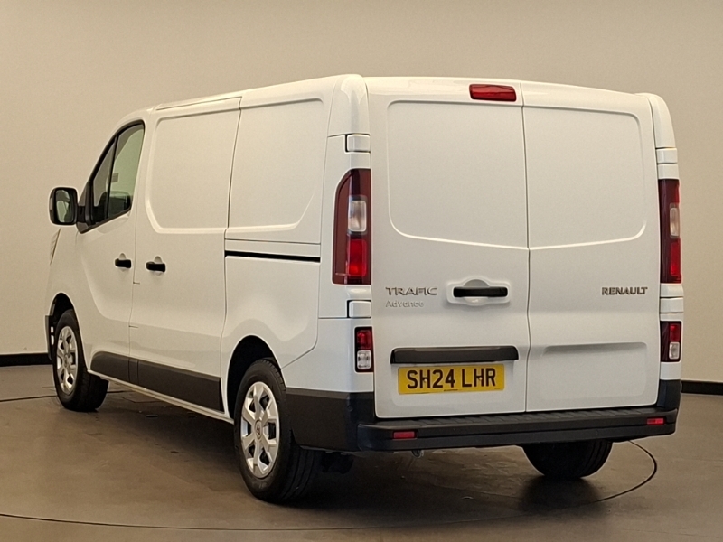 Renault Trafic Sl30 Blue Dci 130 Advance Van White #2