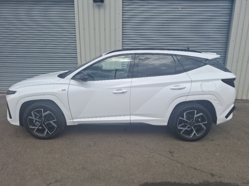 Hyundai Tucson 1.6T 239 Hybrid N Line White #4