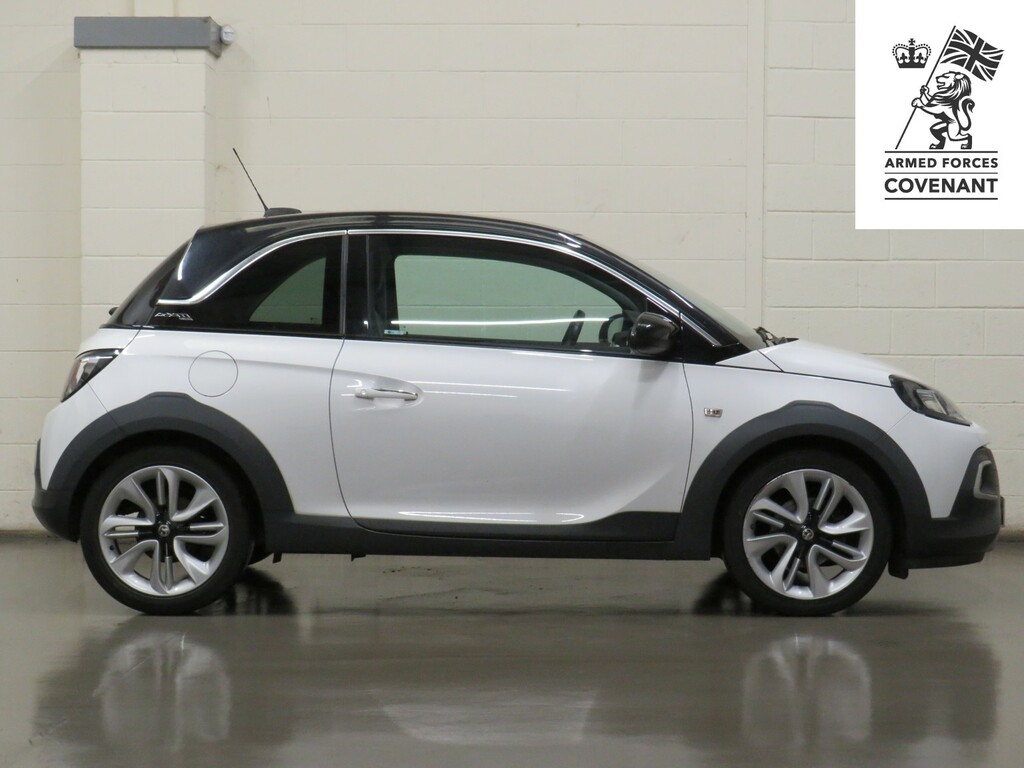 Vauxhall Adam Hatchback 1.4I Rocks Euro 6 201766 EJ66ZDZ White #2