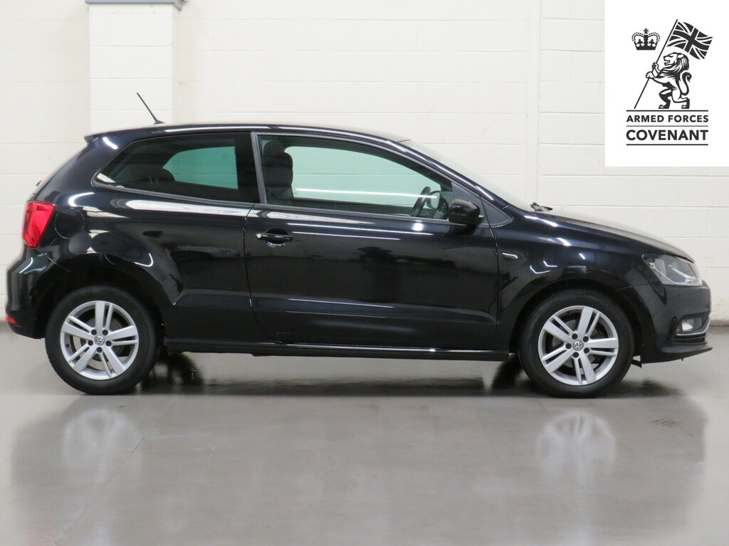 Volkswagen Polo Hatchback 1.4 Tdi Bluemotion Tech Match Edition Eu Black #2