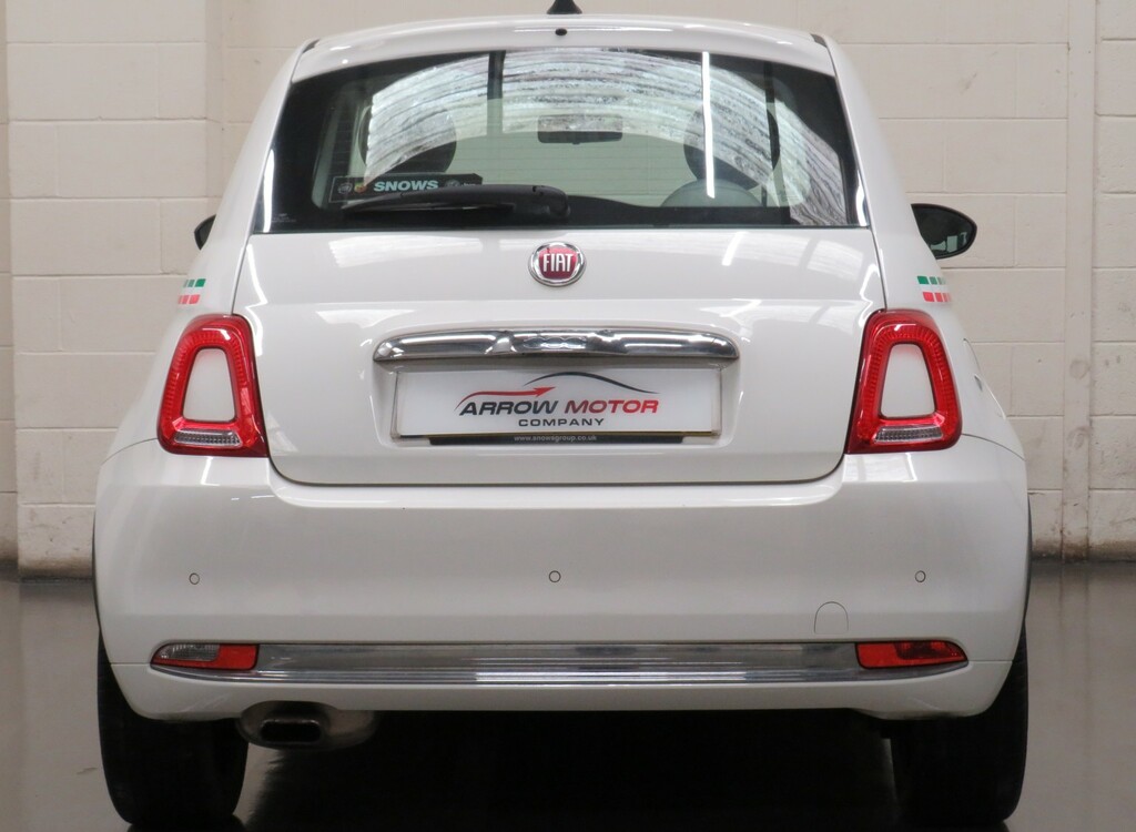 Fiat 500 Hatchback 1.2 Lounge Euro 6 Ss 201868 HX68JHE White #4