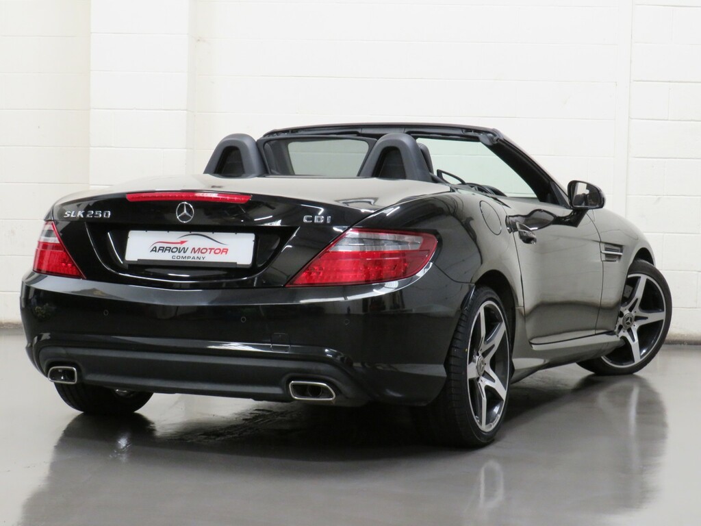 Mercedes-Benz SLK Convertible 2.1 Slk250 Cdi Amg Sport G-tronic Eur OO05NDP Black #5