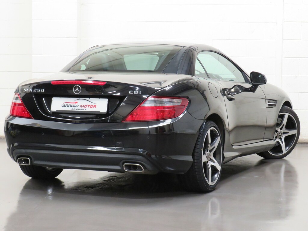 Mercedes-Benz SLK Convertible 2.1 Slk250 Cdi Amg Sport G-tronic Eur OO05NDP Black #6