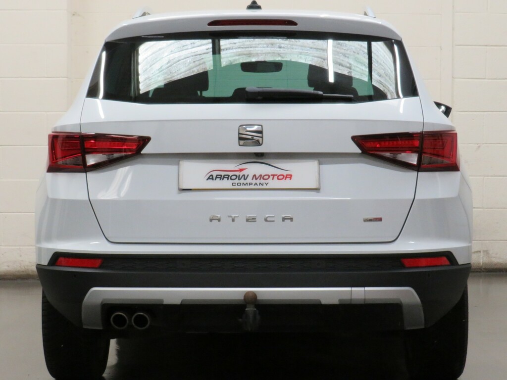 Seat Ateca 2.0 Tdi Xcellence Dsg 4Drive Euro 6 Ss CA66FYG White #4