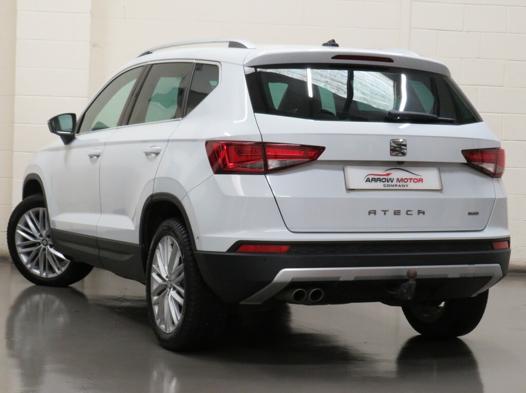 Seat Ateca 2.0 Tdi Xcellence Dsg 4Drive Euro 6 Ss CA66FYG White #3