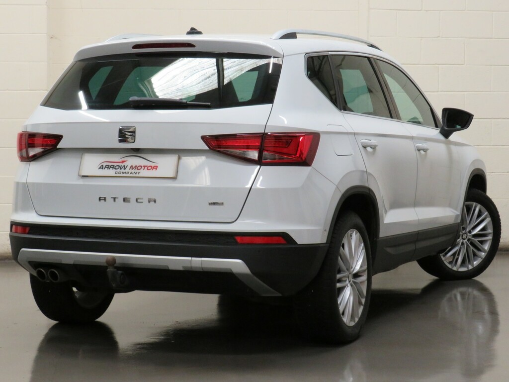 Seat Ateca 2.0 Tdi Xcellence Dsg 4Drive Euro 6 Ss CA66FYG White #5