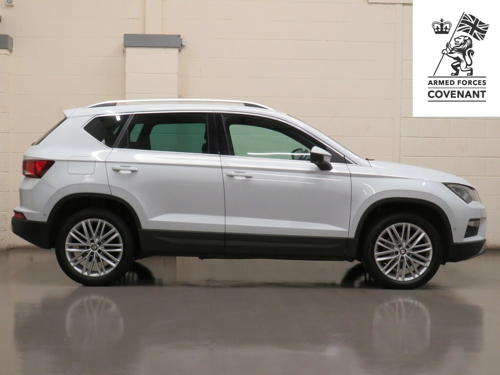 Seat Ateca 2.0 Tdi Xcellence Dsg 4Drive Euro 6 Ss CA66FYG White #2