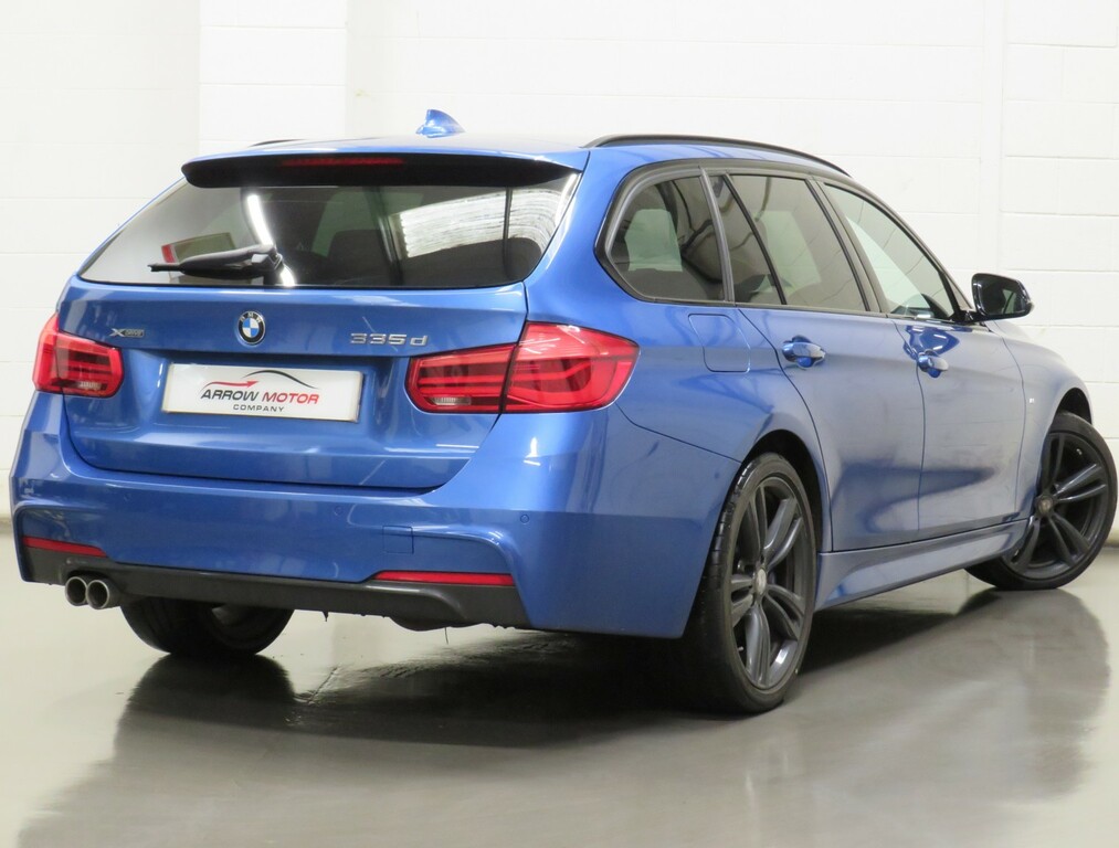 BMW 3 Series Estate 3.0 335D M Sport Touring Xdrive Euro 6 NK66YHF Blue #3