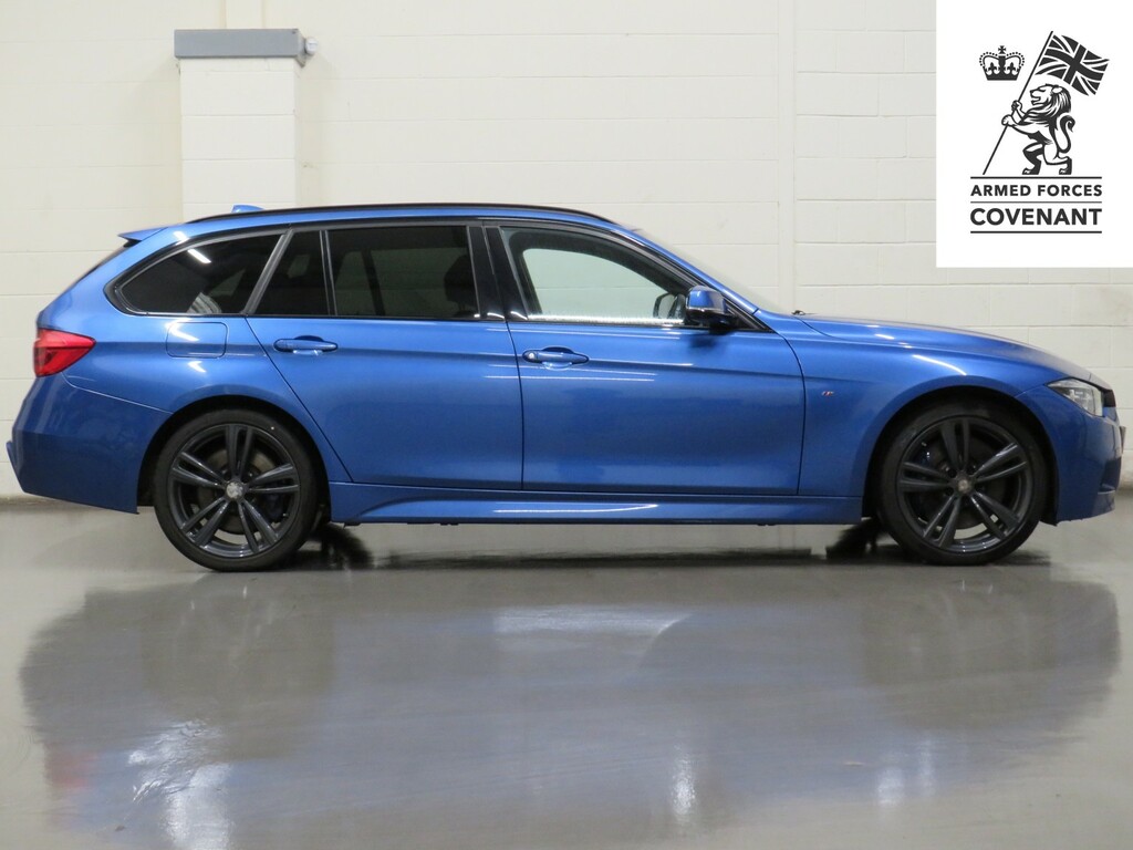 BMW 3 Series Estate 3.0 335D M Sport Touring Xdrive Euro 6 NK66YHF Blue #2