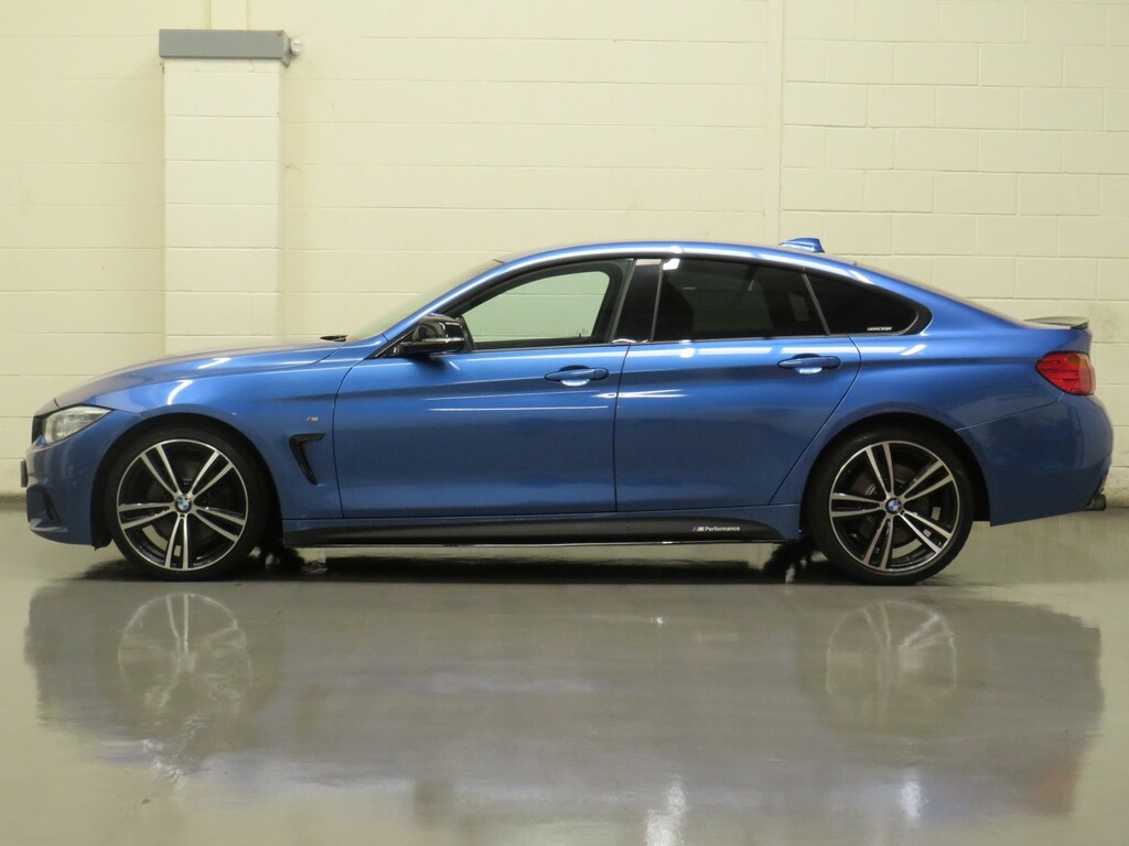 BMW 4 Series Gran Coupe Hatchback 3.0 430D M Sport Euro 6 Ss YG64BPX Blue #6