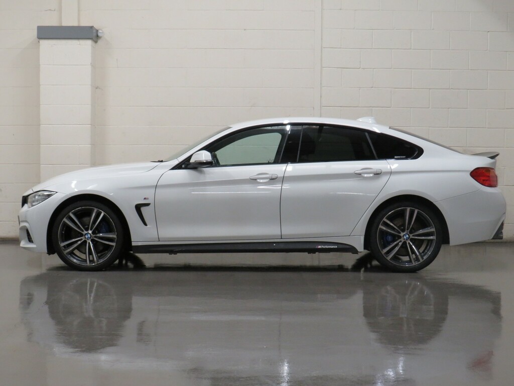 BMW 4 Series Gran Coupe Hatchback 2.0 420D M Sport Euro 6 Ss NU17FLM White #6
