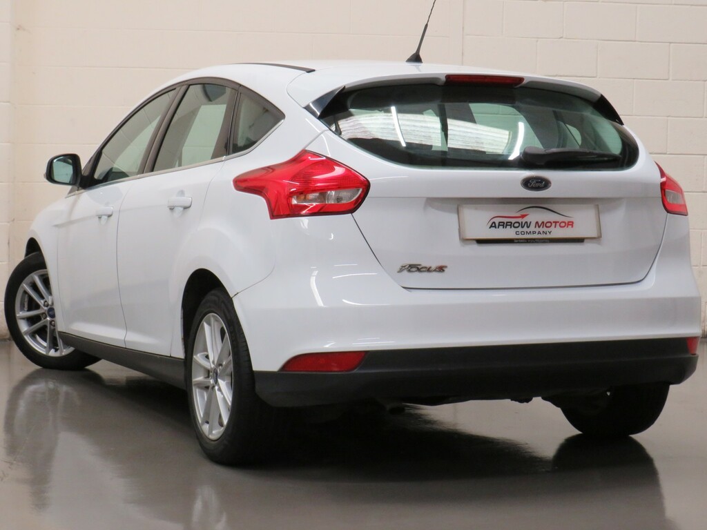 Ford Focus Hatchback 1.5 Tdci Zetec Euro 6 Ss 201565 YK65YTU White #5